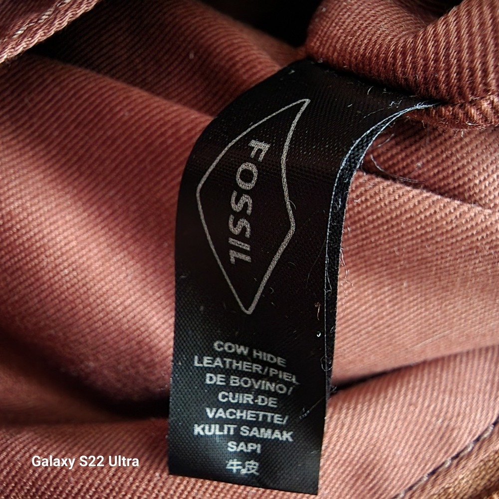 Fossil Keely crossbody tote bag in brown Leather Adjustable Strap - Picture 3 of 16